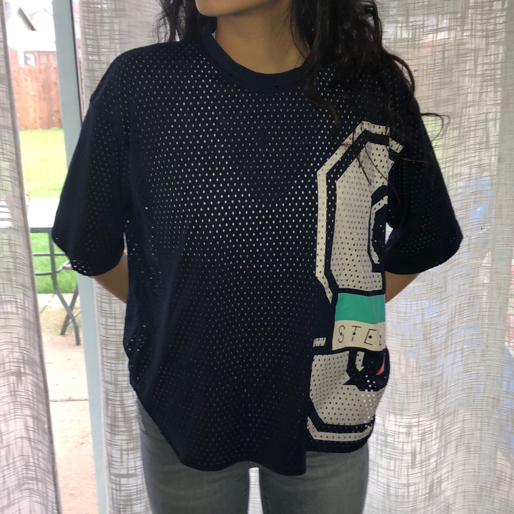 Jersey type material, see through